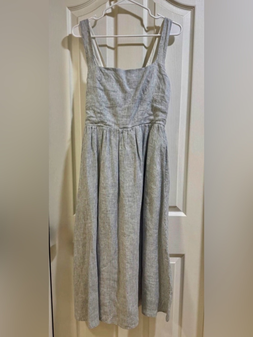 NWT Quince 100% European Linen Fit and Flare Dress